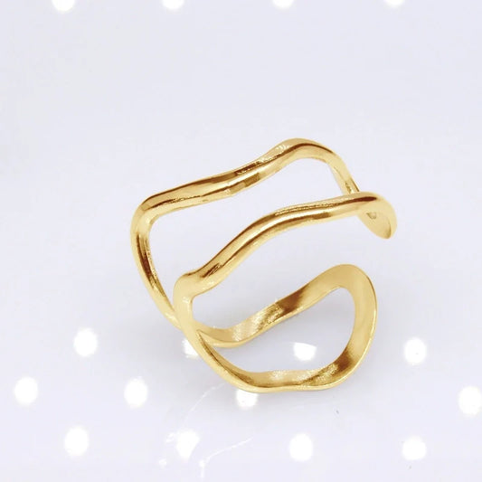 Anillo geométrico Ajustable